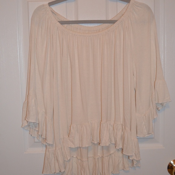 Ruffle Off the Shoulder Top - Picture 1 of 3